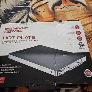 Stainless Steel Hot Plate - Black